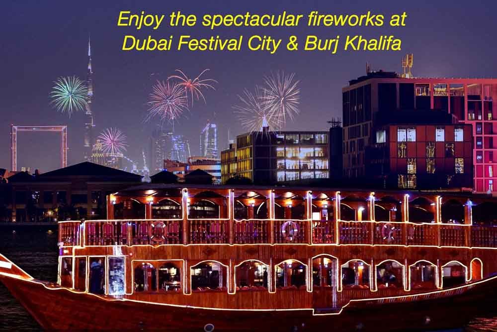 Dhow cruise new years eve Dubai New Year Party Dubai 2022 JTR Holidays
