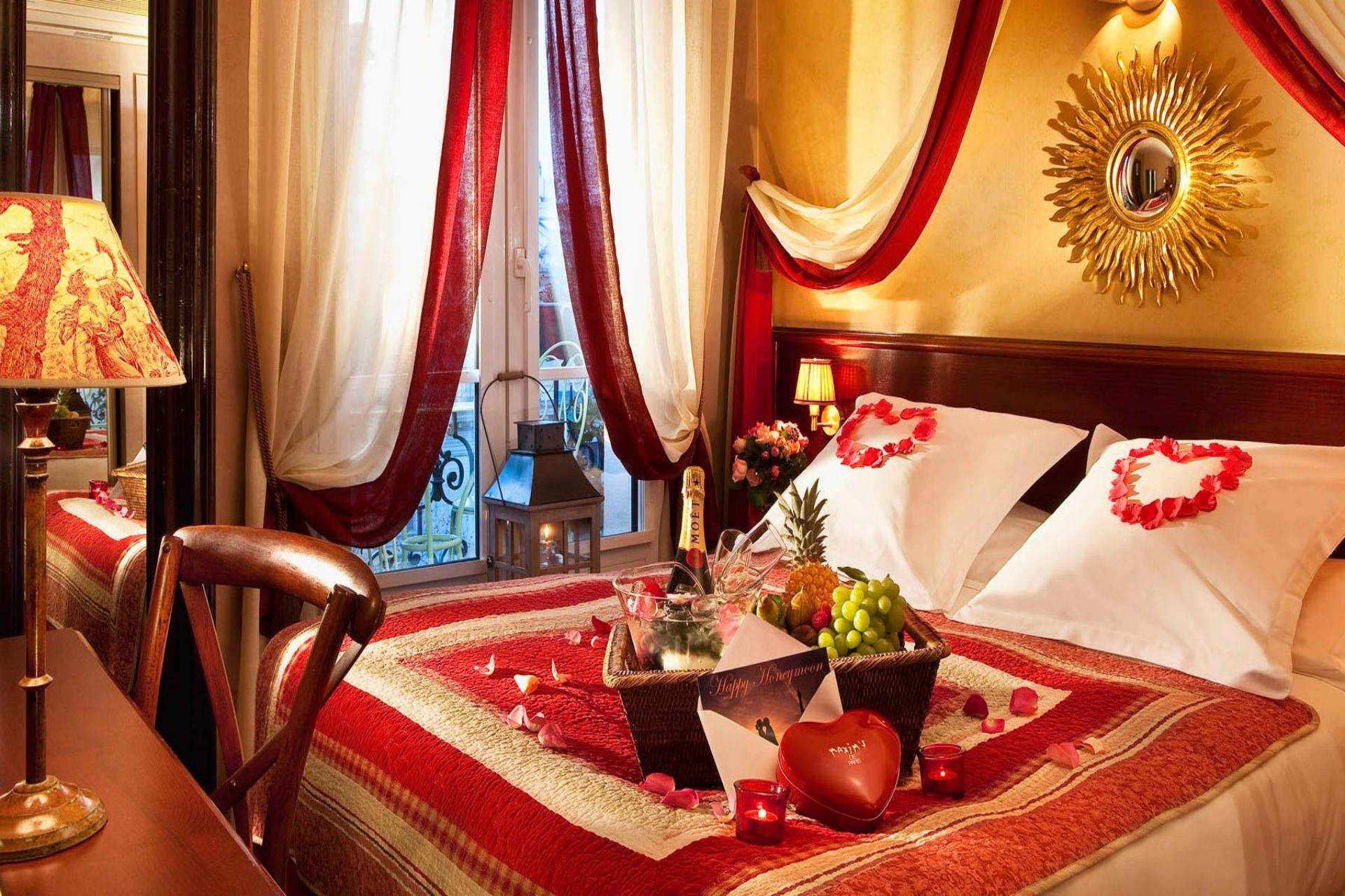Спальня в стиле романтик